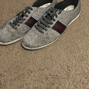 Men Glittered Gucci Skippers